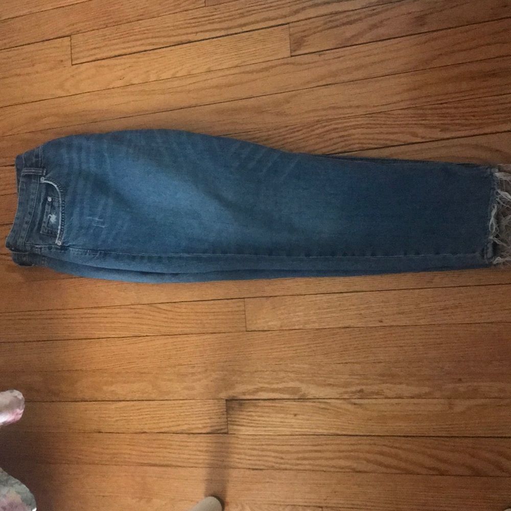 Boyfriend low waist denim